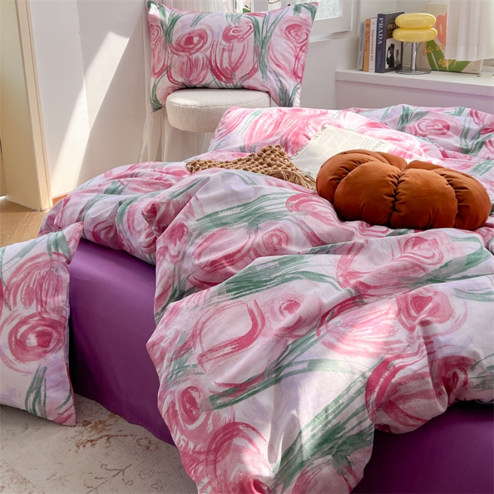 91家纺网 家纺一手货源 找家纺 时年 2023新款热爱生活·全棉系列第三期 乌梅子酱