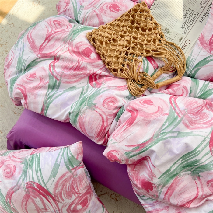 91家纺网 家纺一手货源 找家纺 时年 2023新款热爱生活·全棉系列第三期 乌梅子酱