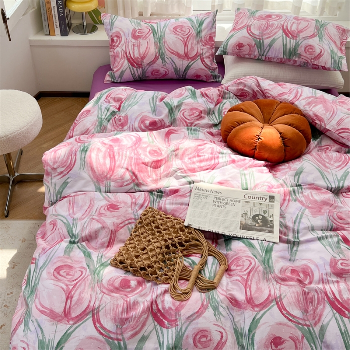 91家纺网 家纺一手货源 找家纺 时年 2023新款热爱生活·全棉系列第三期 乌梅子酱