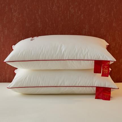 91家纺网 家纺一手货源 找家纺 乐可 2023新款如胶似漆婚庆枕48*74cm单边款