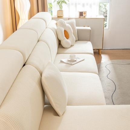 91家纺网 家纺一手货源 找家纺 （总）沐沐家纺 2026新款玉米绒纯色沙发笠