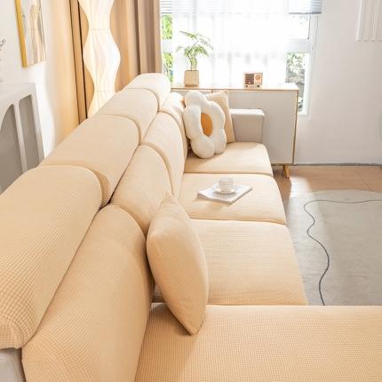 91家纺网 家纺一手货源 找家纺 （总）沐沐家纺 2026新款玉米绒纯色沙发笠