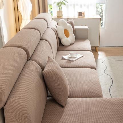 91家纺网 家纺一手货源 找家纺 （总）沐沐家纺 2026新款玉米绒纯色沙发笠