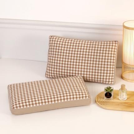 91家纺网 家纺一手货源 找家纺 （总）明星枕业 2023新款全棉荞麦壳枕头荞麦皮低枕