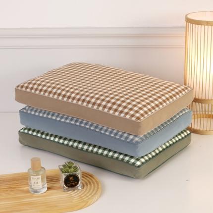 （总）明星枕业 2023新款全棉荞麦壳枕头荞麦皮低枕