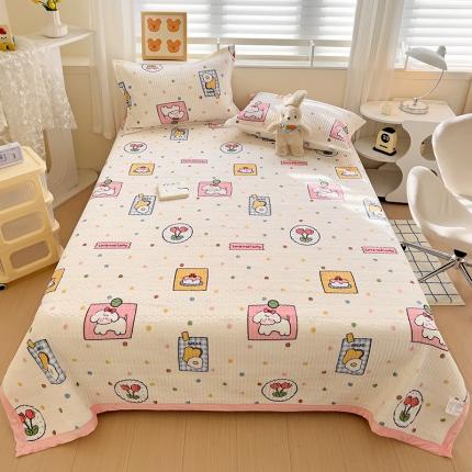 91家纺网 家纺一手货源 找家纺 乐童 2024新款直播爆款高克重床盖 活力宝贝-床盖