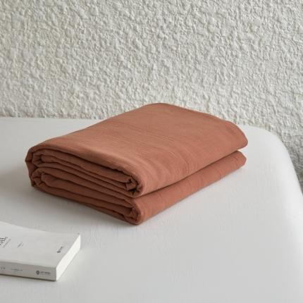 91家纺网 家纺一手货源 找家纺 （总）安莱生活2024新款绉纱美拉德色纯色单品被套