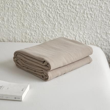 91家纺网 家纺一手货源 找家纺 （总）安莱生活2024新款绉纱美拉德色纯色单品被套