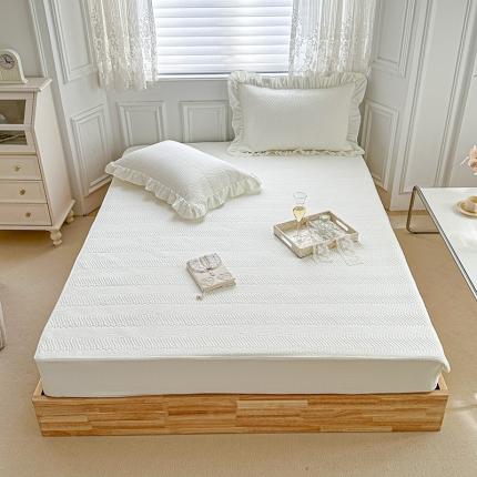 91家纺网 家纺一手货源 找家纺 （总）紫碧螺家纺 2023新款暗提花水洗棉麻绗绣款双面印花床笠