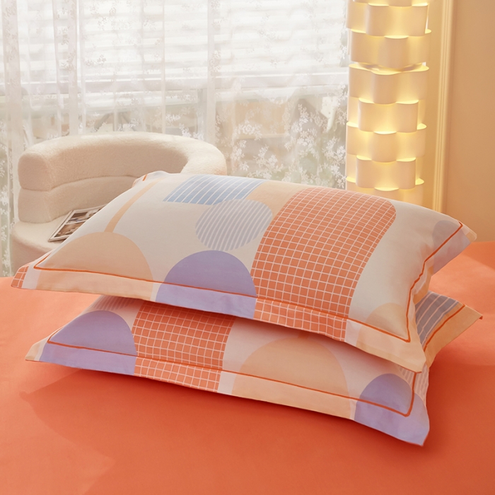 91家纺网 家纺一手货源 找家纺 雲归梦 2023新款全棉AB版加厚四件套风吹麦浪