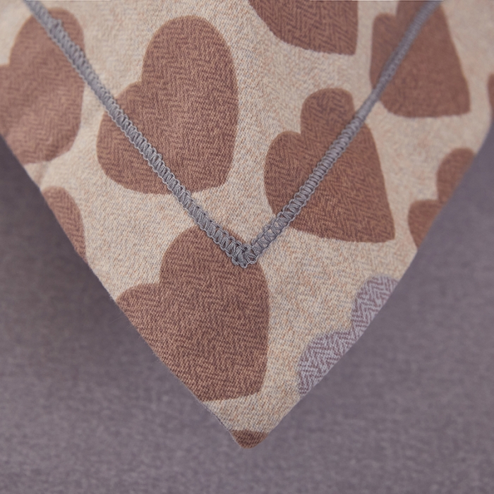 91家纺网 家纺一手货源 找家纺 雲归梦 2023新款全棉AB版加厚四件套真爱咖