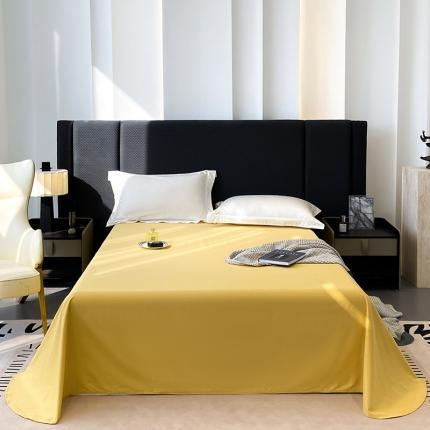 91家纺网 家纺一手货源 找家纺 总 莱阁亿 2023新款高支高密纯色全棉磨毛单床单