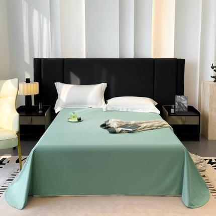 91家纺网 家纺一手货源 找家纺 总 莱阁亿 2023新款高支高密纯色全棉磨毛单床单