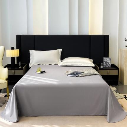 91家纺网 家纺一手货源 找家纺 总 莱阁亿 2023新款高支高密纯色全棉磨毛单床单