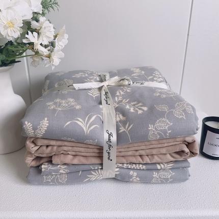 91家纺网 家纺一手货源 找家纺 （总）爱思佳 2024新款A类母婴全棉双层纱印花四件套