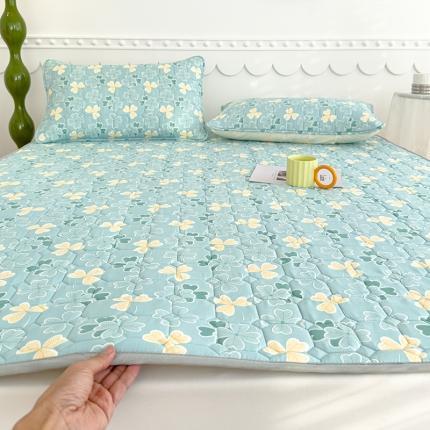 91家纺网 家纺一手货源 找家纺 总伊人坊 2024新款亲肤水洗薄款软床垫防滑床护垫床褥学生垫子可机洗