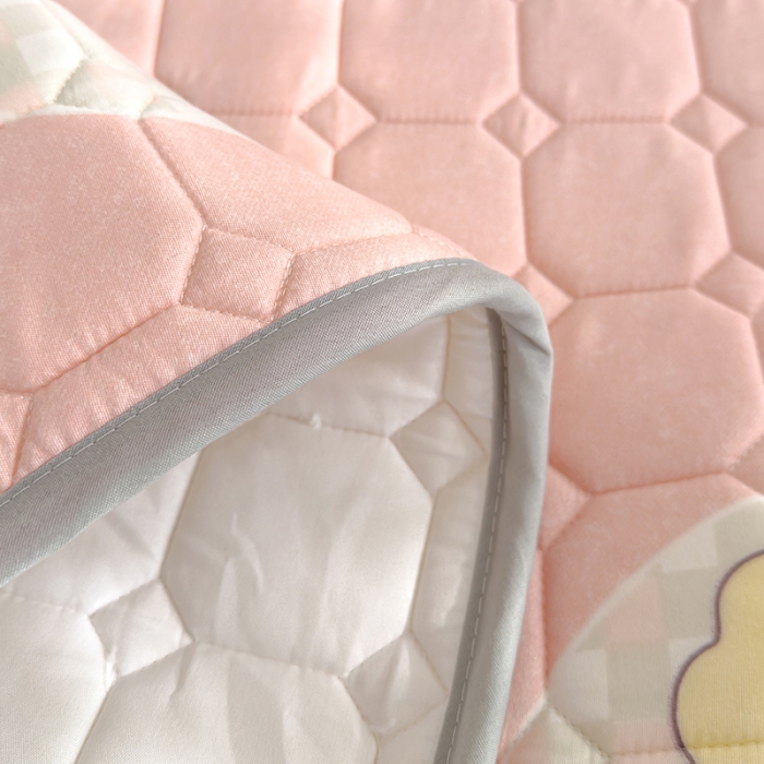 91家纺网 家纺一手货源 找家纺 伊人坊 2024新款亲肤水洗薄款软床垫防滑床护垫床褥学生垫子可机洗 花开浪漫