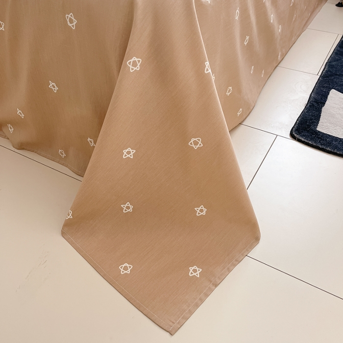 91家纺网 家纺一手货源 找家纺 桃子家居 2024新款纯棉13372粉梦可爱小清新卡通系列四件套 棉-卡皮吧啦