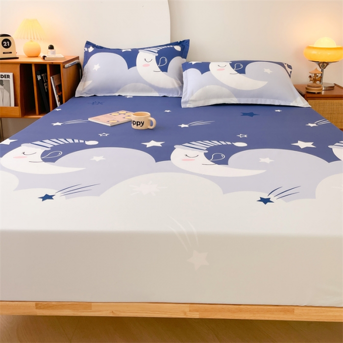 91家纺网 家纺一手货源 找家纺 总梦舒羽 2025新款抗菌隔尿防水四季款单层床笠床垫保护罩床垫套