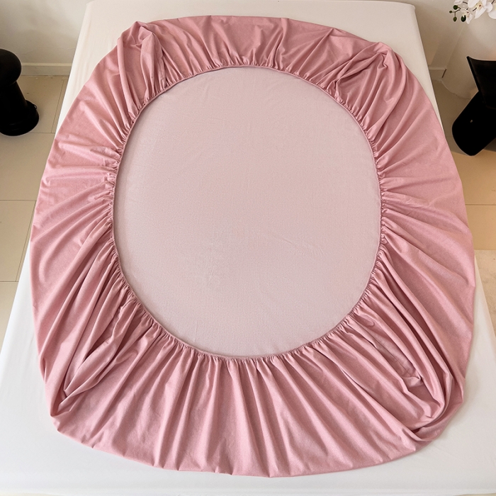 91家纺网 家纺一手货源 找家纺 （总）慕尚家纺 2025新款全棉磨毛英文字母绣床笠+枕套系列