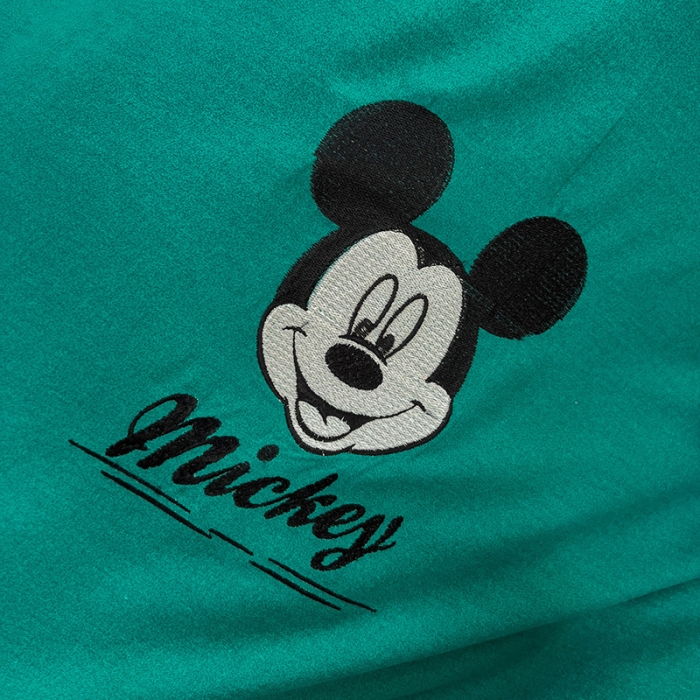 91家纺网 家纺一手货源 找家纺 慕尚家纺 2025新款迪士尼全棉磨毛刺绣系列四件套 米奇墨绿