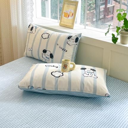 91家纺网 家纺一手货源 找家纺 （总）清雅福 2024春夏新品喷气全棉13372印花系列-单枕套