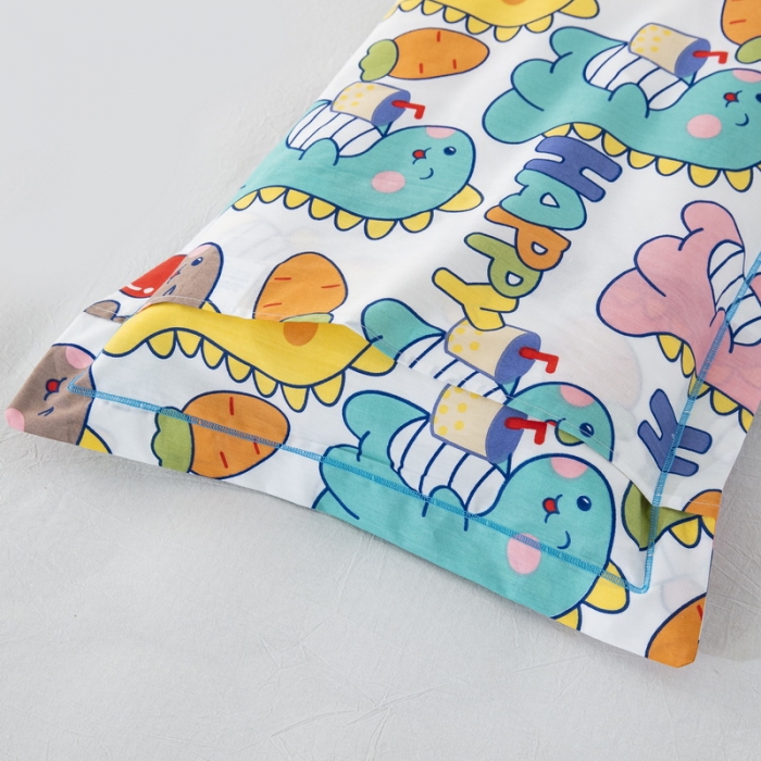 91家纺网 家纺一手货源 找家纺 （总）乐秀家纺 2024新款卡通全棉枕套儿童幼儿园枕头