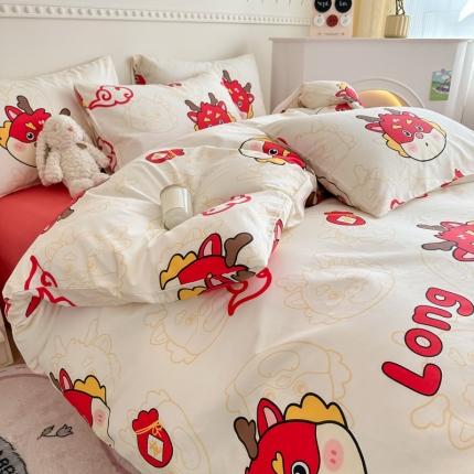 91家纺网 家纺一手货源 找家纺 （总）简宜家居 2025新款40支13070纯棉花卉系列四件套