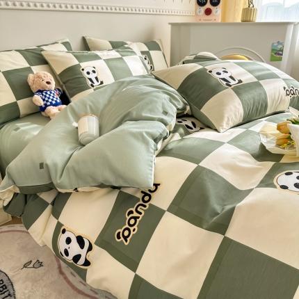 91家纺网 家纺一手货源 找家纺 （总）简宜家居 2025新款40支13070纯棉花卉系列四件套