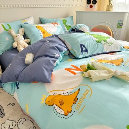 91家纺网 家纺一手货源 找家纺 （总）简宜家居 2025新款40支13070纯棉花卉系列四件套