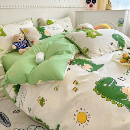 91家纺网 家纺一手货源 找家纺 （总）简宜家居 2025新款40支13070纯棉花卉系列四件套