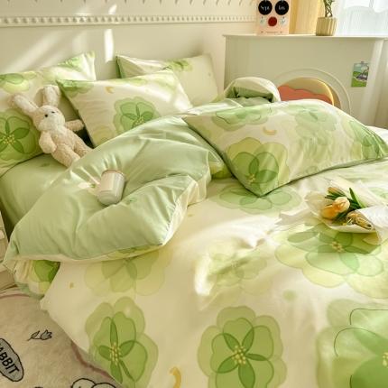 91家纺网 家纺一手货源 找家纺 （总）简宜家居 2025新款40支13070纯棉花卉系列四件套