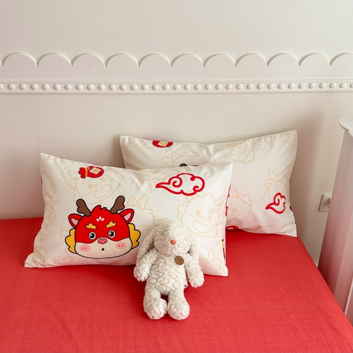 91家纺网 家纺一手货源 找家纺 简宜家居 2025新款40支13070纯棉花卉系列四件套 long-白