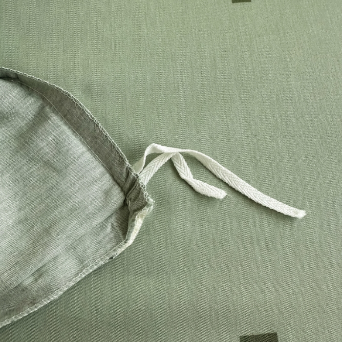 91家纺网 家纺一手货源 找家纺 简宜家居 2025新款40支13070纯棉花卉系列四件套 格子熊猫