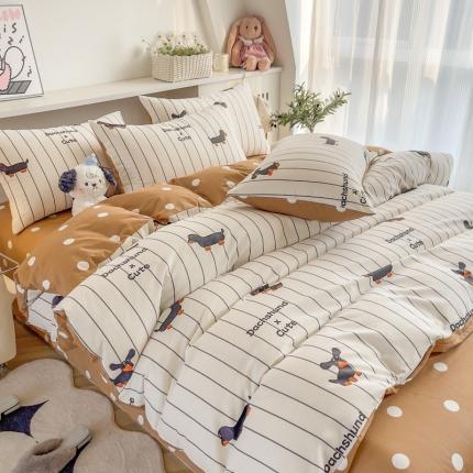 91家纺网 家纺一手货源 找家纺 （总）简宜家居 2025新款40支13070纯棉卡通系列四件套