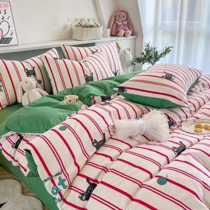 91家纺网 家纺一手货源 找家纺 （总）简宜家居 2025新款40支13070纯棉卡通系列四件套