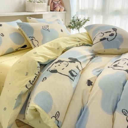 91家纺网 家纺一手货源 找家纺 （总）简宜家居 2025新款40支13070纯棉卡通系列四件套