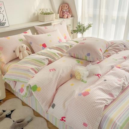 91家纺网 家纺一手货源 找家纺 （总）简宜家居 2025新款40支13070纯棉卡通系列四件套