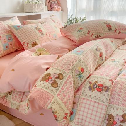 91家纺网 家纺一手货源 找家纺 （总）简宜家居 2025新款40支13070纯棉卡通系列四件套