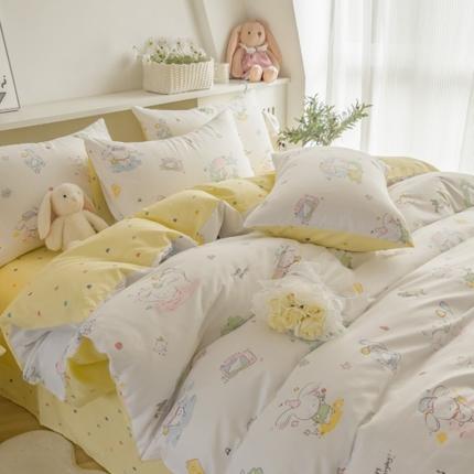 91家纺网 家纺一手货源 找家纺 （总）简宜家居 2025新款40支13070纯棉卡通系列四件套