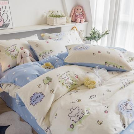 91家纺网 家纺一手货源 找家纺 （总）简宜家居 2025新款40支13070纯棉卡通系列四件套