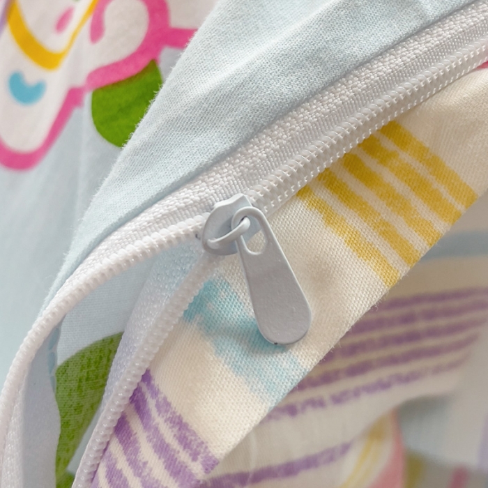 91家纺网 家纺一手货源 找家纺 简宜家居 2025新款40支13070纯棉卡通系列四件套 动物乐园