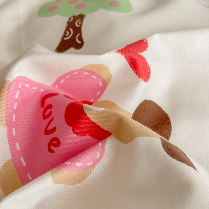 91家纺网 家纺一手货源 找家纺 简宜家居 2025新款40支13070纯棉卡通系列四件套 时之恋人