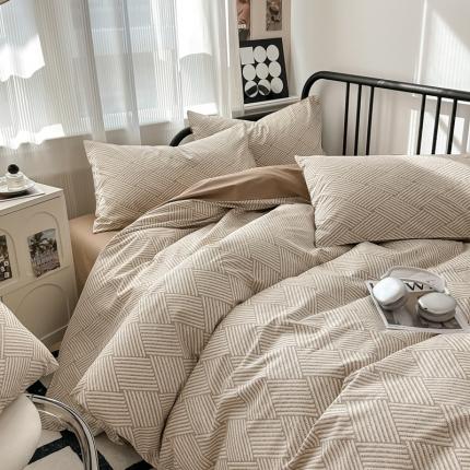 91家纺网 家纺一手货源 找家纺 （总）简宜家居 2025新款40支13070纯棉简约系列四件套