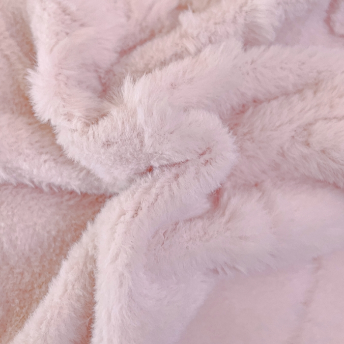 91家纺网 家纺一手货源 找家纺 品家居 2025新款AB版高克重兔绒牛奶绒四件套-花颂 花颂-粉色