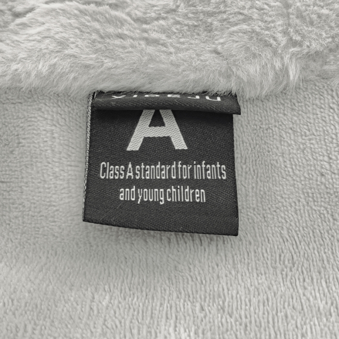 91家纺网 家纺一手货源 找家纺 品家居 2025新款AB版高克重兔绒牛奶绒四件套-花颂 花颂-灰色