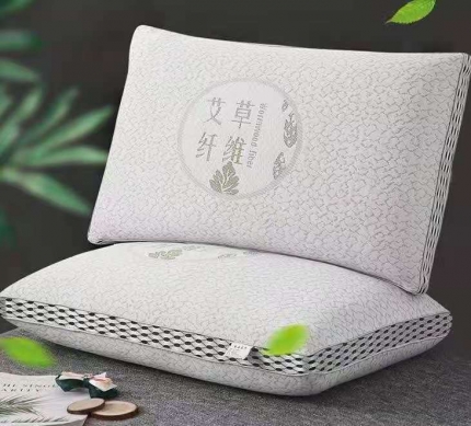 91家纺网 家纺一手货源 找家纺 （总）拾光枕芯 2023新款艾草针织驱蚊枕芯石墨烯枕头