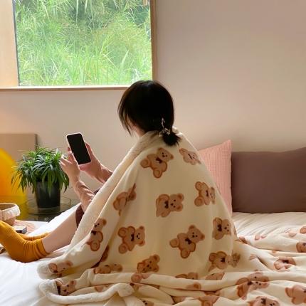 91家纺网 家纺一手货源 找家纺 （总）桃喜 2024秋冬新品羊羔绒毛毯