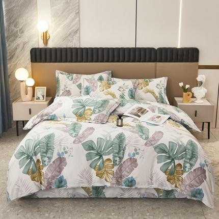 91家纺网 家纺一手货源 找家纺 名优家纺 新款13374全棉印花四件套 未央