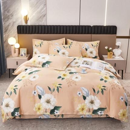 名优家纺 新款13374全棉印花四件套 春日记忆